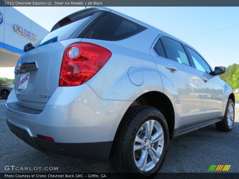 Silver Ice Metallic / Jet Black 2013 Chevrolet Equinox LS