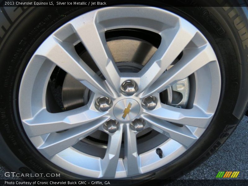 Silver Ice Metallic / Jet Black 2013 Chevrolet Equinox LS