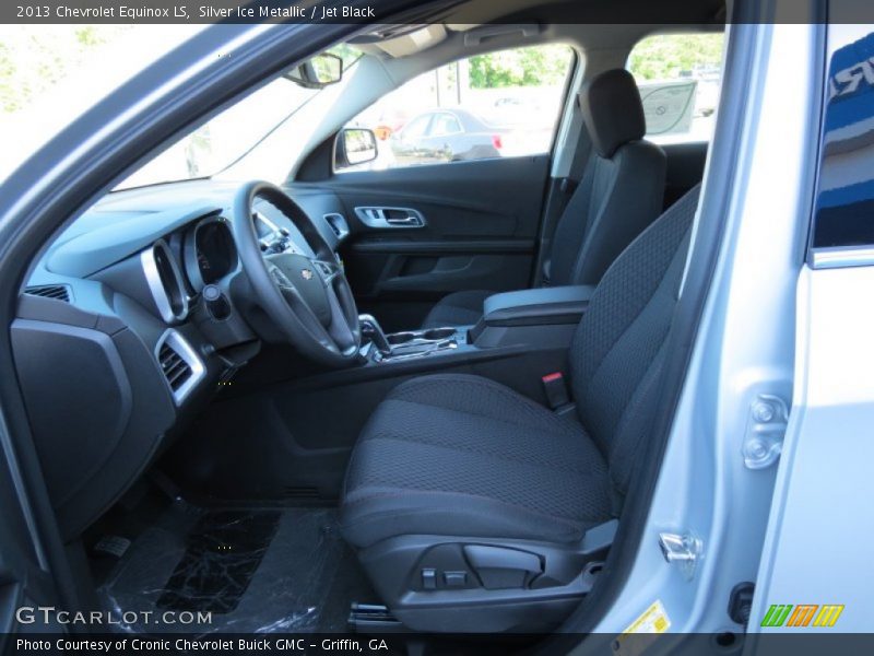 Silver Ice Metallic / Jet Black 2013 Chevrolet Equinox LS