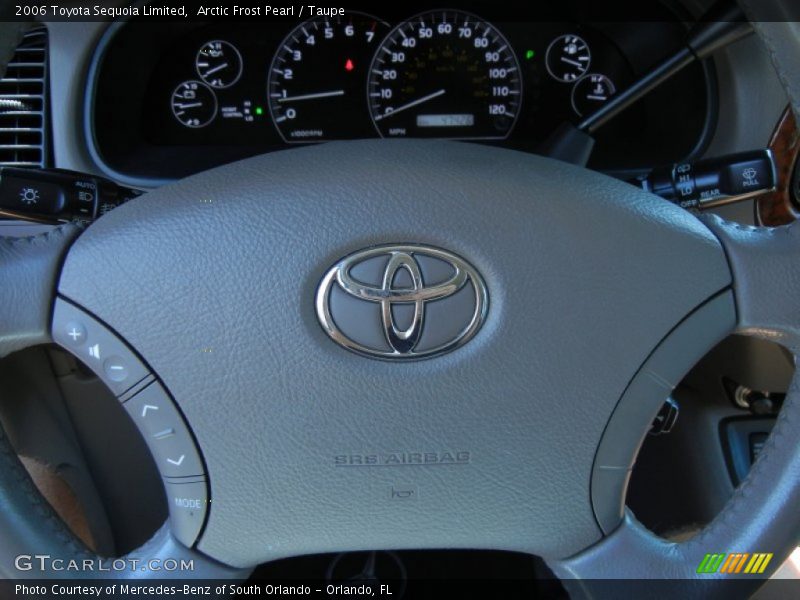 Arctic Frost Pearl / Taupe 2006 Toyota Sequoia Limited