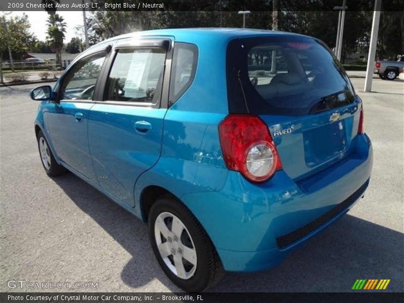 Bright Blue / Neutral 2009 Chevrolet Aveo Aveo5 LT
