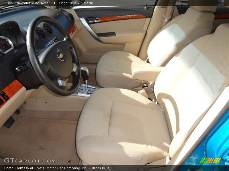 Front Seat of 2009 Aveo Aveo5 LT