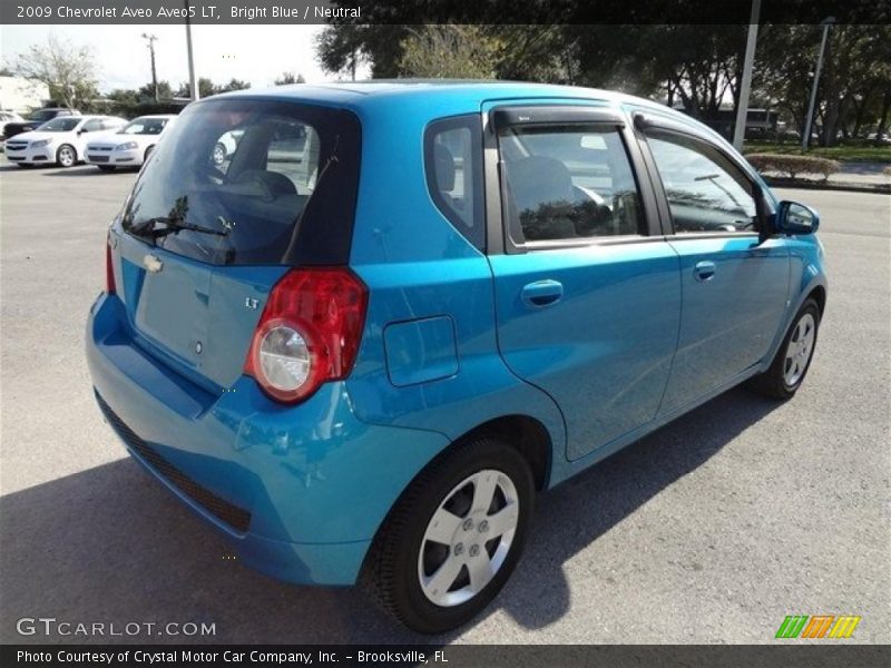 Bright Blue / Neutral 2009 Chevrolet Aveo Aveo5 LT