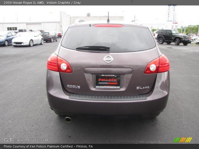 Iridium Graphite / Gray 2009 Nissan Rogue SL AWD