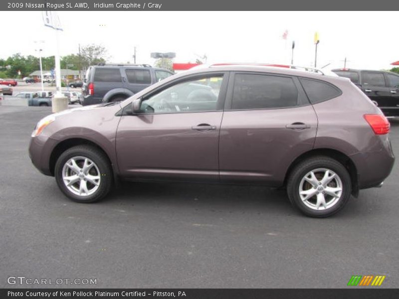 Iridium Graphite / Gray 2009 Nissan Rogue SL AWD