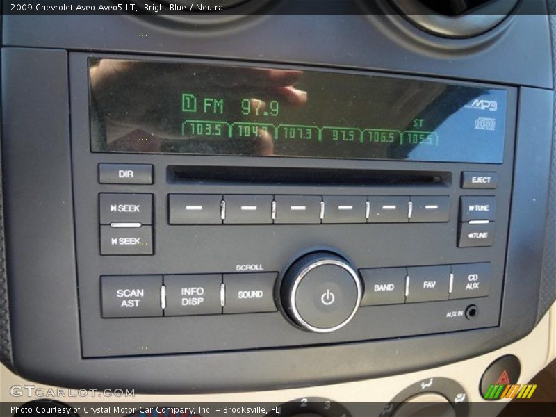 Bright Blue / Neutral 2009 Chevrolet Aveo Aveo5 LT