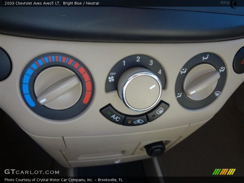 Bright Blue / Neutral 2009 Chevrolet Aveo Aveo5 LT