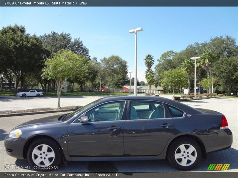 Slate Metallic / Gray 2009 Chevrolet Impala LS