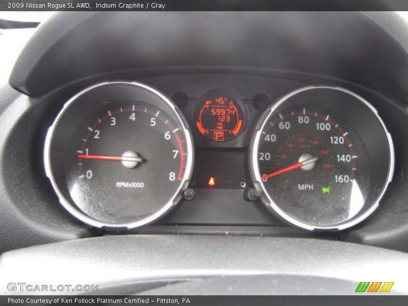 Iridium Graphite / Gray 2009 Nissan Rogue SL AWD
