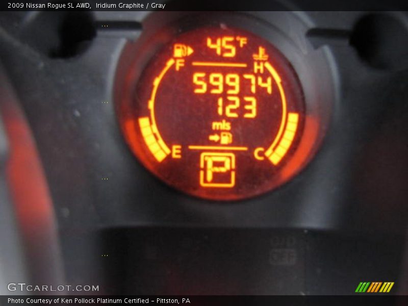 Iridium Graphite / Gray 2009 Nissan Rogue SL AWD