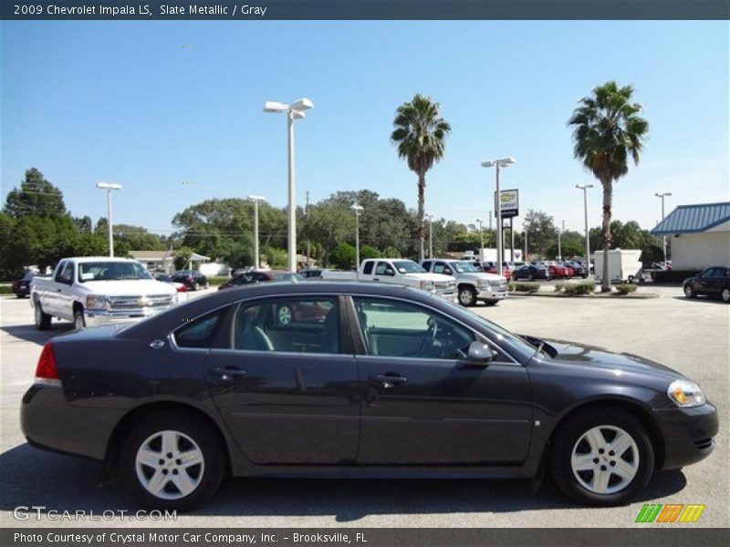 Slate Metallic / Gray 2009 Chevrolet Impala LS