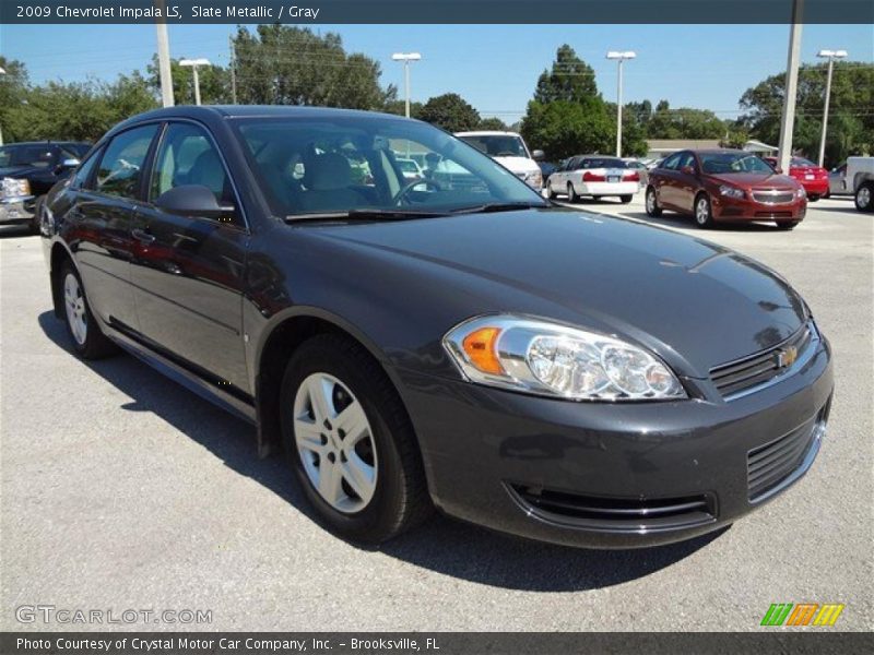 Slate Metallic / Gray 2009 Chevrolet Impala LS