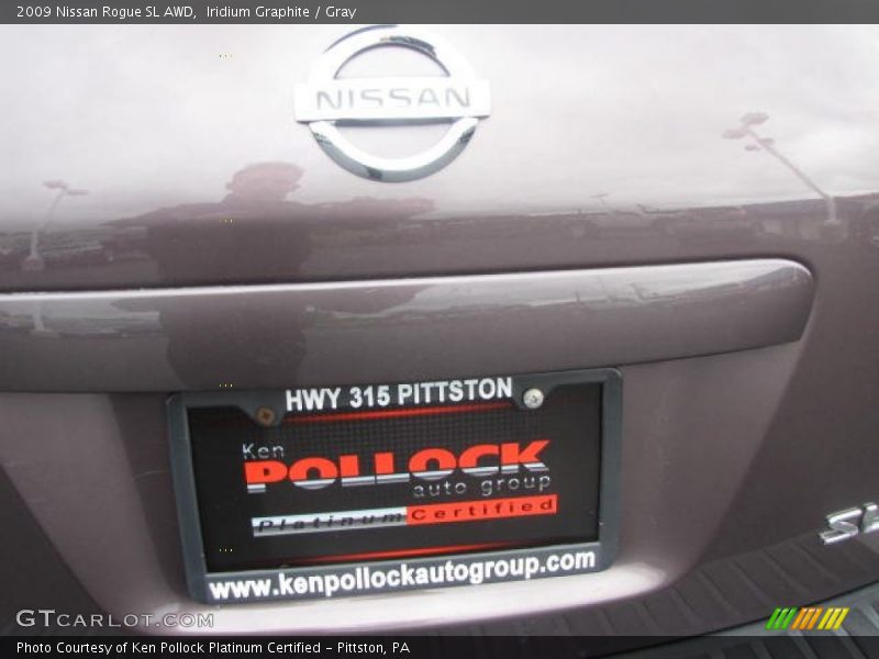 Iridium Graphite / Gray 2009 Nissan Rogue SL AWD
