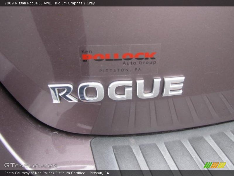 Iridium Graphite / Gray 2009 Nissan Rogue SL AWD