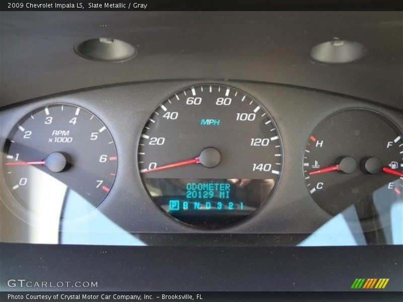 Slate Metallic / Gray 2009 Chevrolet Impala LS