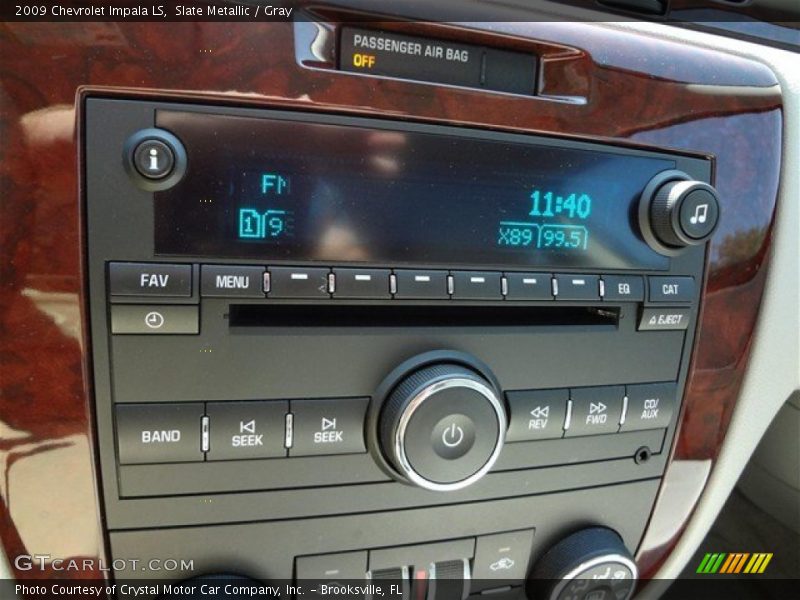 Slate Metallic / Gray 2009 Chevrolet Impala LS