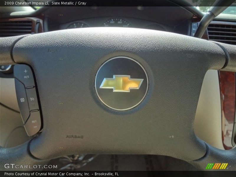 Slate Metallic / Gray 2009 Chevrolet Impala LS
