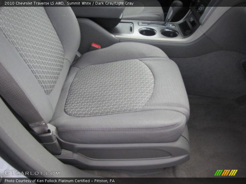 Summit White / Dark Gray/Light Gray 2010 Chevrolet Traverse LS AWD