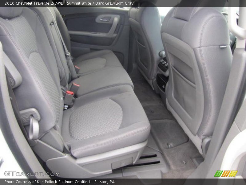 Summit White / Dark Gray/Light Gray 2010 Chevrolet Traverse LS AWD