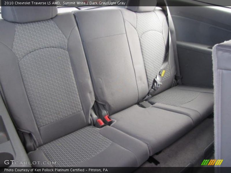 Summit White / Dark Gray/Light Gray 2010 Chevrolet Traverse LS AWD