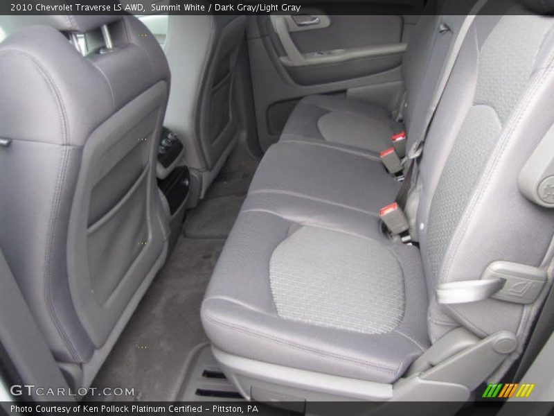 Summit White / Dark Gray/Light Gray 2010 Chevrolet Traverse LS AWD