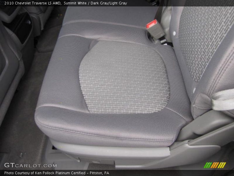 Summit White / Dark Gray/Light Gray 2010 Chevrolet Traverse LS AWD