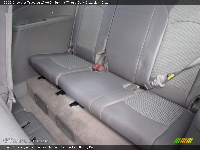 Summit White / Dark Gray/Light Gray 2010 Chevrolet Traverse LS AWD