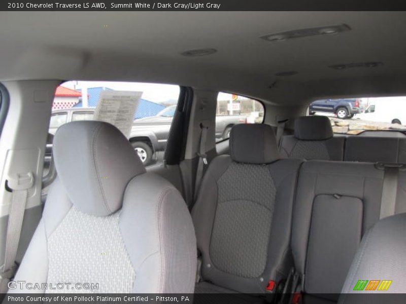 Summit White / Dark Gray/Light Gray 2010 Chevrolet Traverse LS AWD