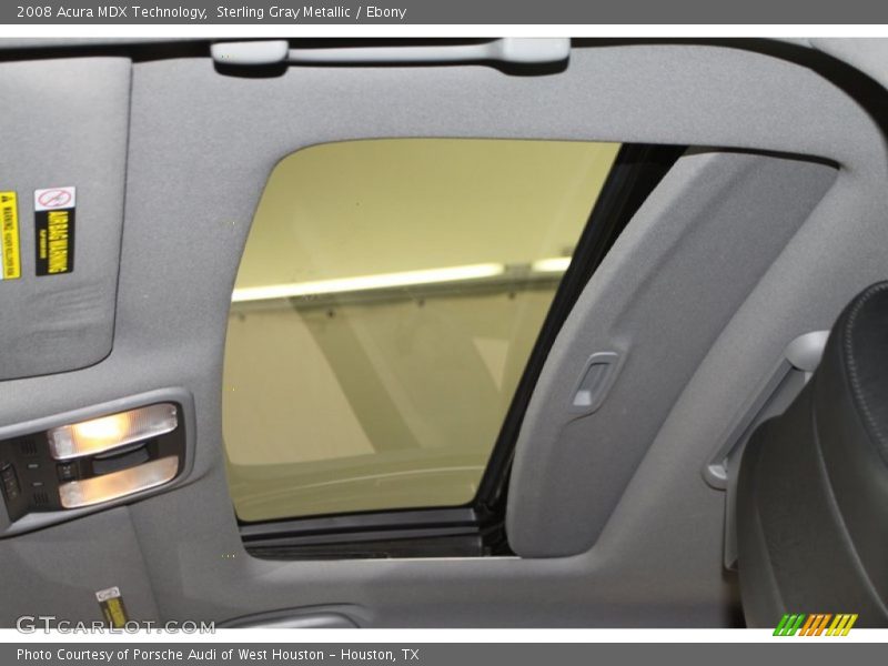 Sterling Gray Metallic / Ebony 2008 Acura MDX Technology