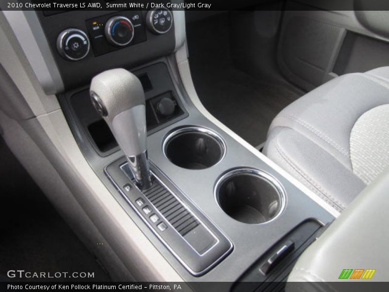 Summit White / Dark Gray/Light Gray 2010 Chevrolet Traverse LS AWD