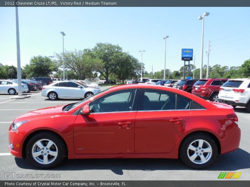 Victory Red / Medium Titanium 2012 Chevrolet Cruze LT/RS