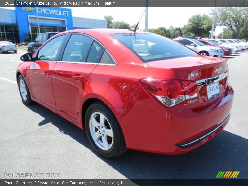 Victory Red / Medium Titanium 2012 Chevrolet Cruze LT/RS