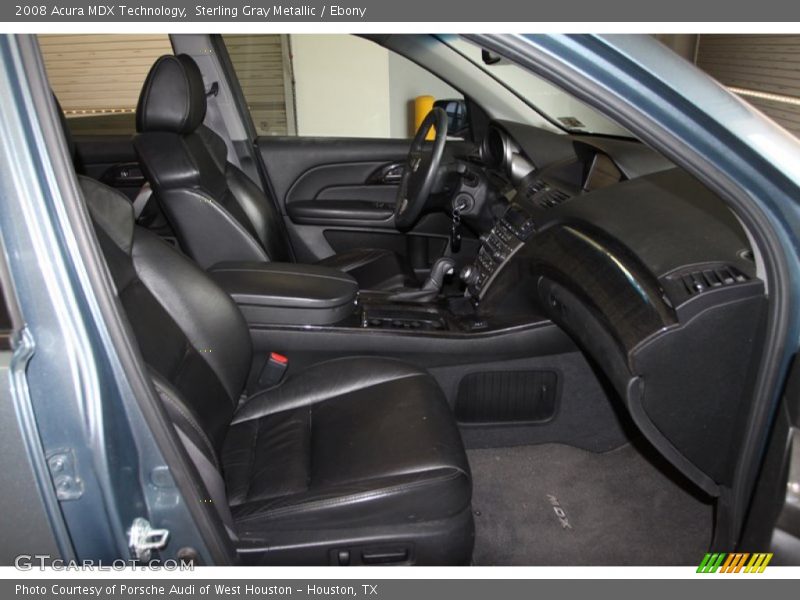 Sterling Gray Metallic / Ebony 2008 Acura MDX Technology