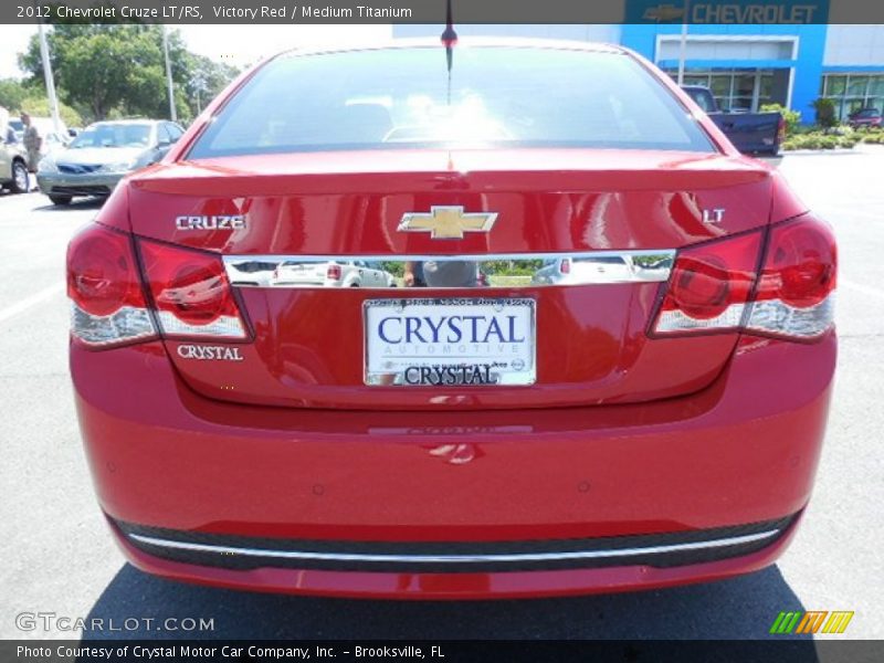 Victory Red / Medium Titanium 2012 Chevrolet Cruze LT/RS
