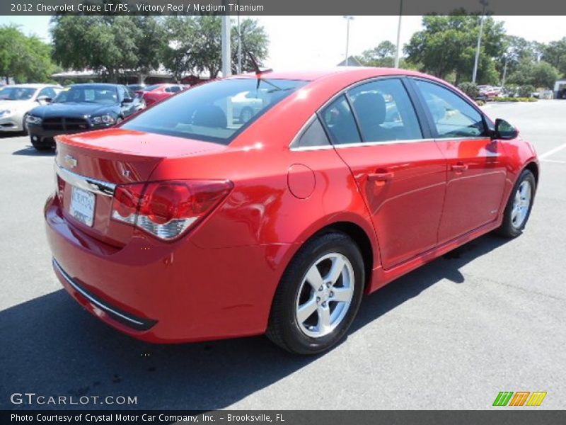 Victory Red / Medium Titanium 2012 Chevrolet Cruze LT/RS