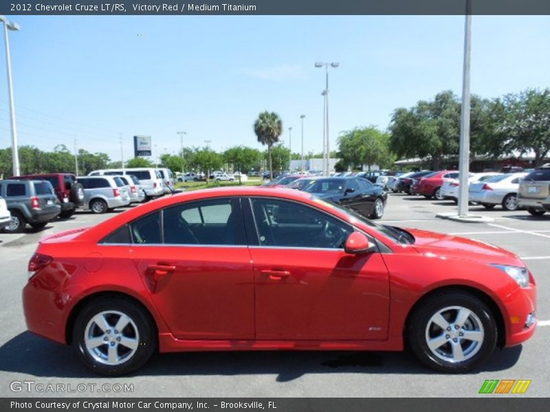 Victory Red / Medium Titanium 2012 Chevrolet Cruze LT/RS