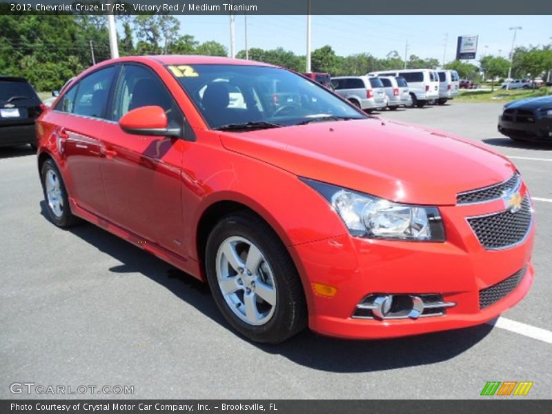 Victory Red / Medium Titanium 2012 Chevrolet Cruze LT/RS
