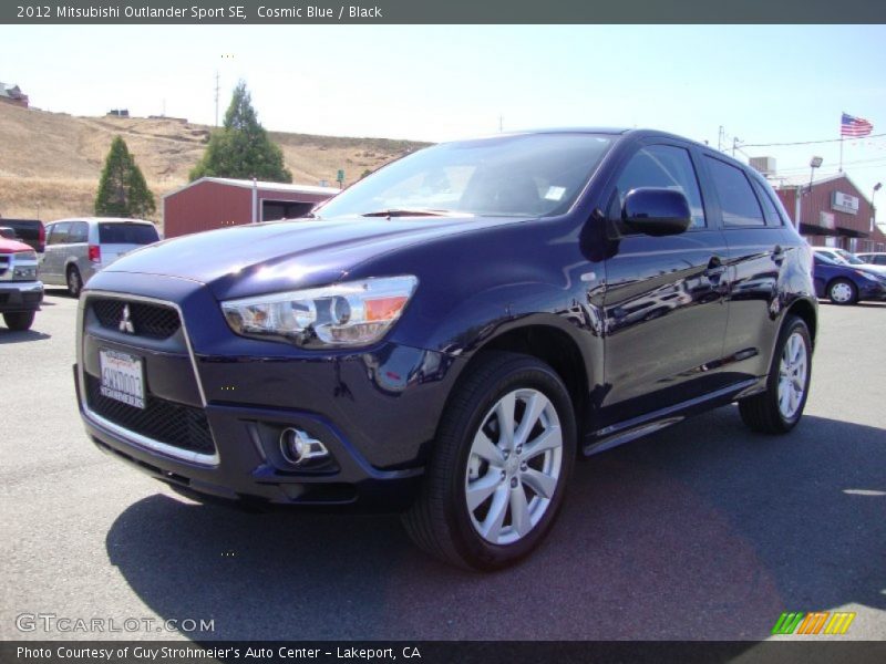 Cosmic Blue / Black 2012 Mitsubishi Outlander Sport SE