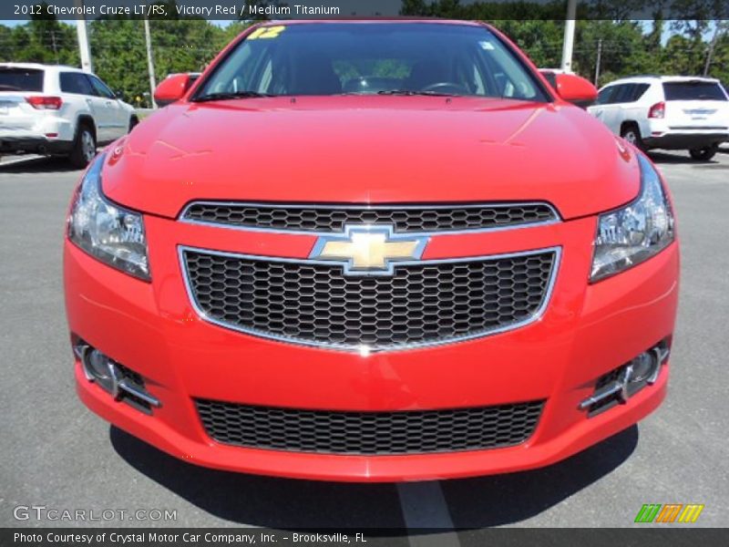 Victory Red / Medium Titanium 2012 Chevrolet Cruze LT/RS