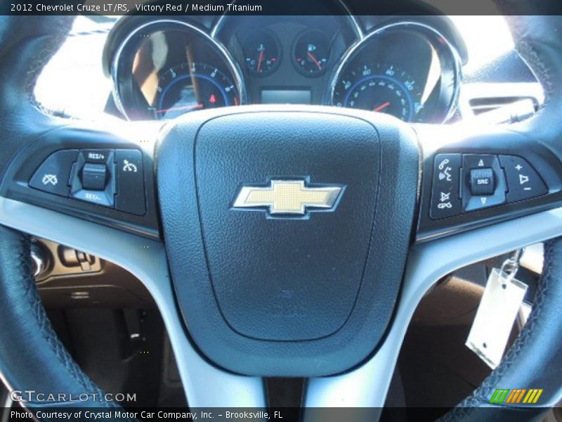 Victory Red / Medium Titanium 2012 Chevrolet Cruze LT/RS