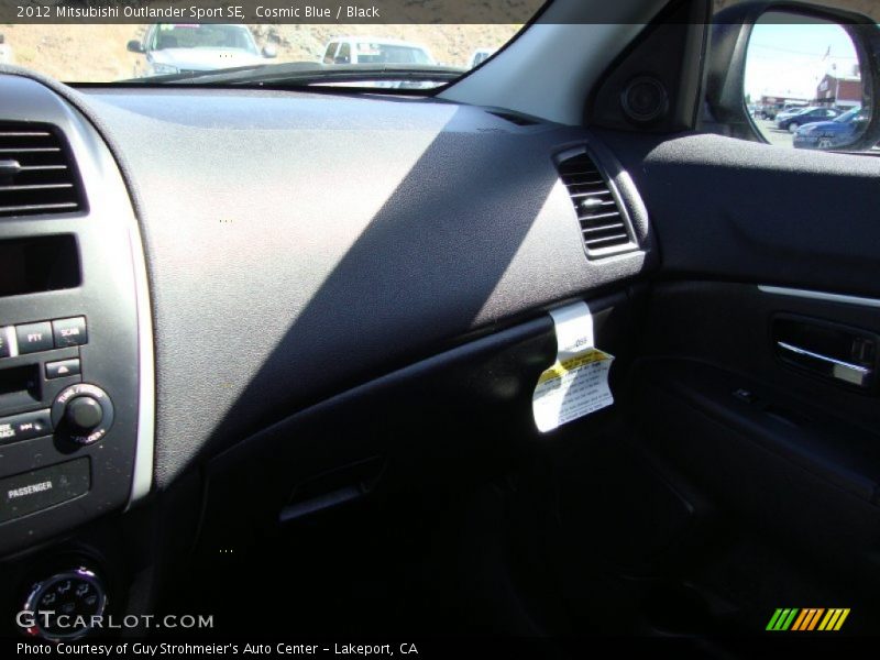 Cosmic Blue / Black 2012 Mitsubishi Outlander Sport SE