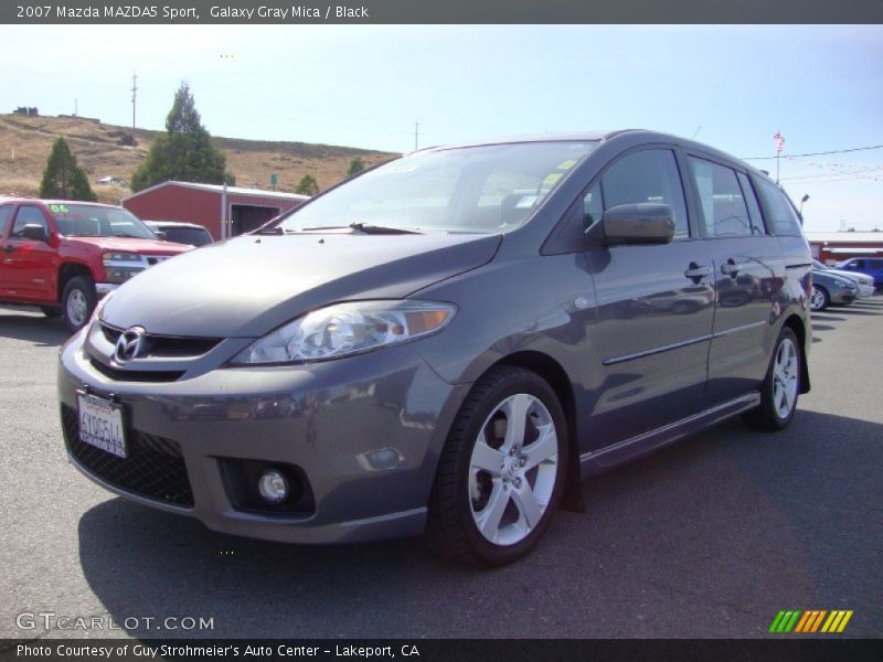 Galaxy Gray Mica / Black 2007 Mazda MAZDA5 Sport