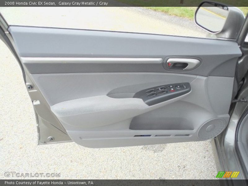 Galaxy Gray Metallic / Gray 2008 Honda Civic EX Sedan