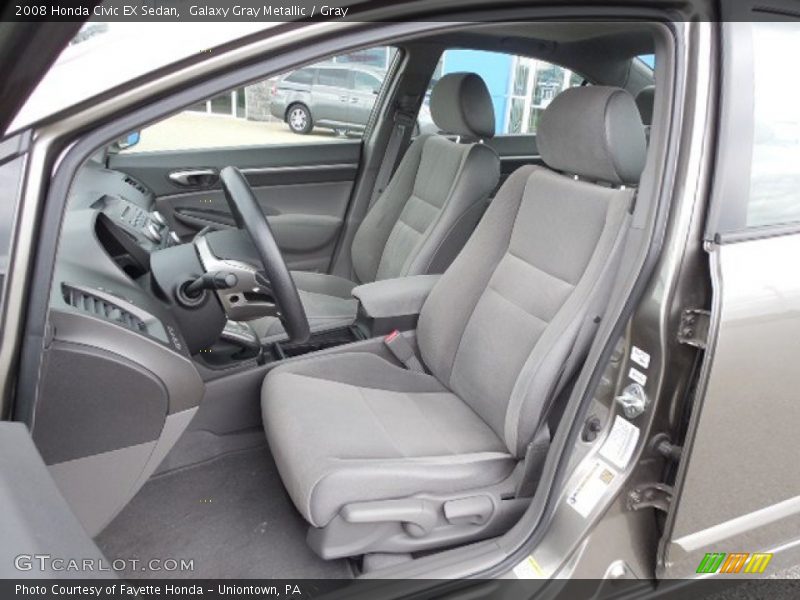  2008 Civic EX Sedan Gray Interior