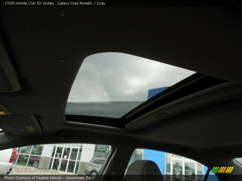 Galaxy Gray Metallic / Gray 2008 Honda Civic EX Sedan