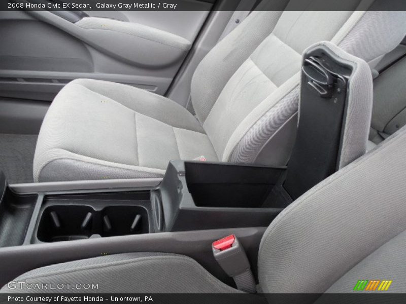 Galaxy Gray Metallic / Gray 2008 Honda Civic EX Sedan