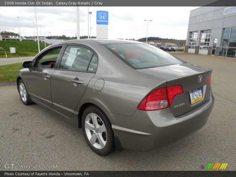 Galaxy Gray Metallic / Gray 2008 Honda Civic EX Sedan