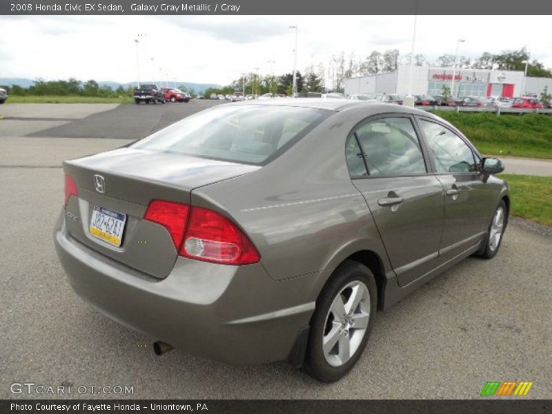 Galaxy Gray Metallic / Gray 2008 Honda Civic EX Sedan