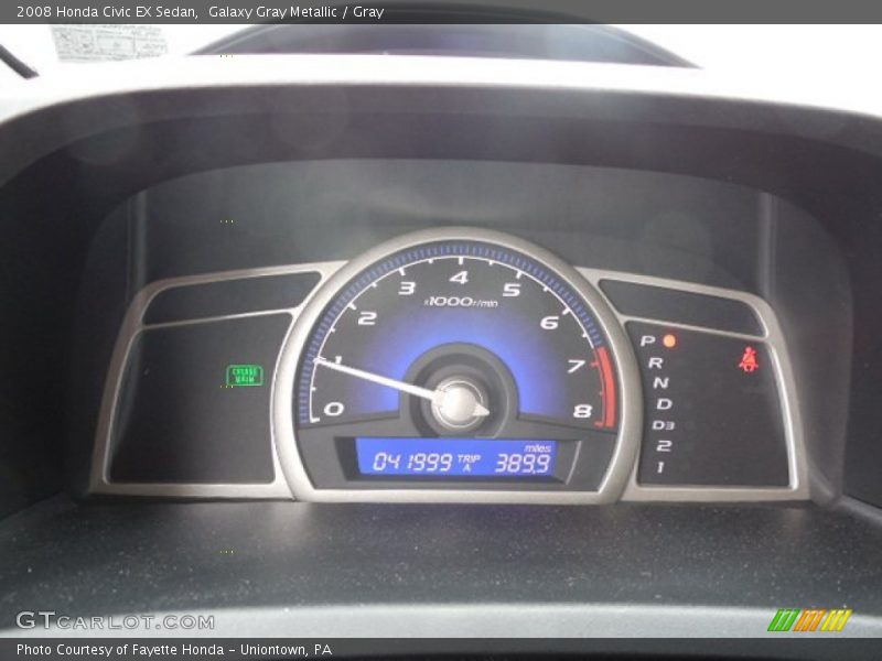 Galaxy Gray Metallic / Gray 2008 Honda Civic EX Sedan