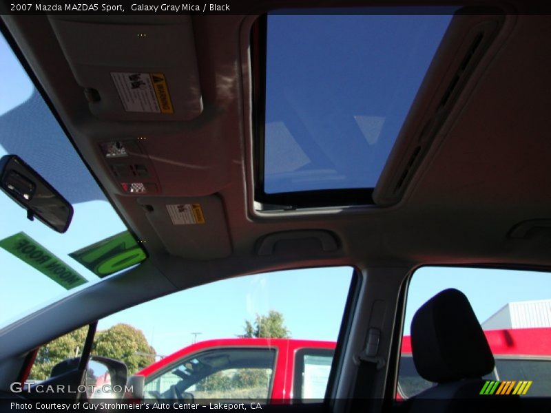 Galaxy Gray Mica / Black 2007 Mazda MAZDA5 Sport